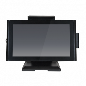 Touch POS terminal Flytech PB15-D36 14" J1900 4/128Gb, RS232/USB/LAN VGA, черный, Win10-0